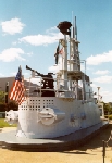 A full view of the Memorial Conning Tower